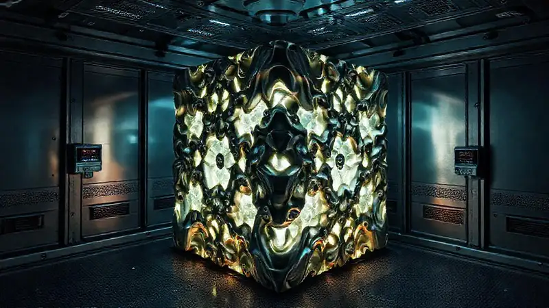 Estructura cúbica secreta con energía cuántica