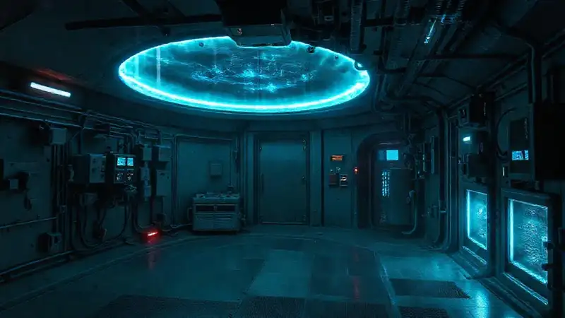 Cubículo subterráneo con energía y seguridad tecnológica