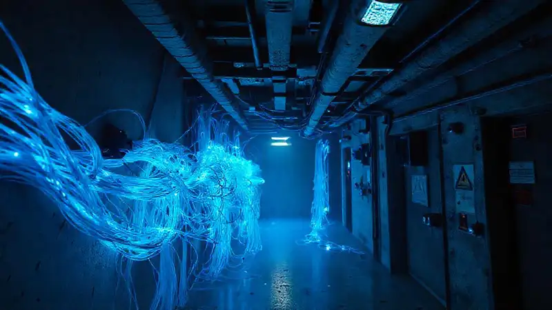 Red de fibra en ambiente de alta seguridad