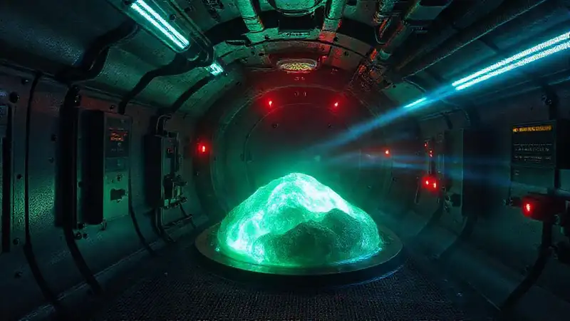 Cámara subterránea misteriosa y peligrosa