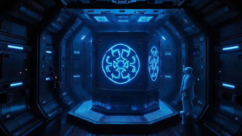 Cámara de contención tecnológica y misteriosa