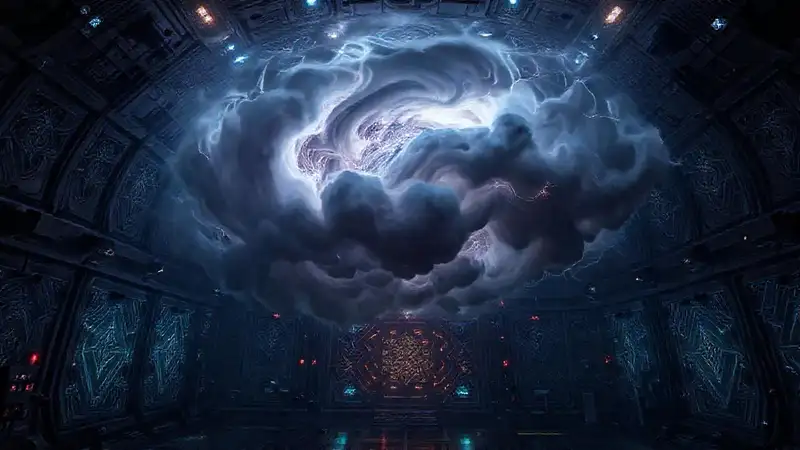 Nube oscura, energía y distorsiones interdimensionales