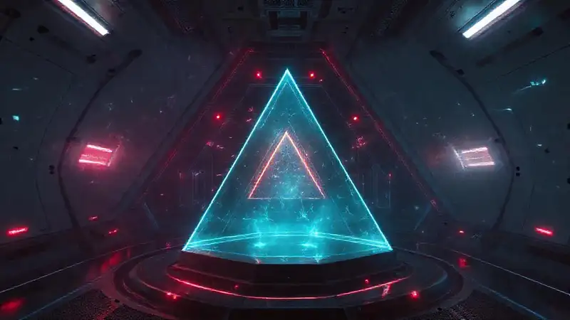 Inframundo futurista con campos electromagnéticos misteriosos