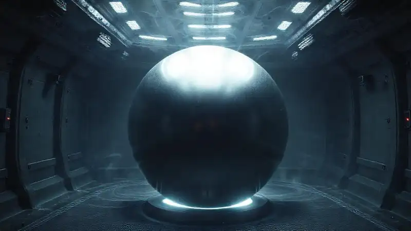Esfera metálica misteriosa en Cámara de contención