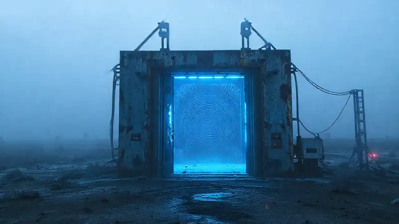 Estructura misteriosa en instalación de alta seguridad