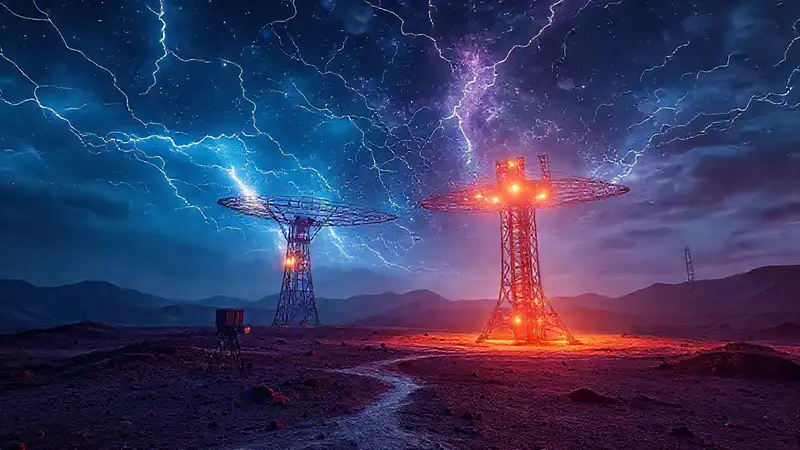 Estructura alienígena misteriosa en instalación remota