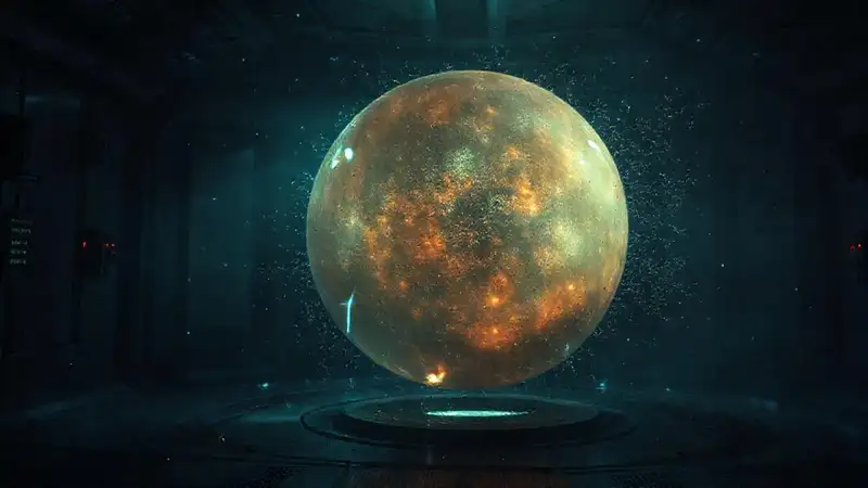 Objeto misterioso en cámara de alta tecnología