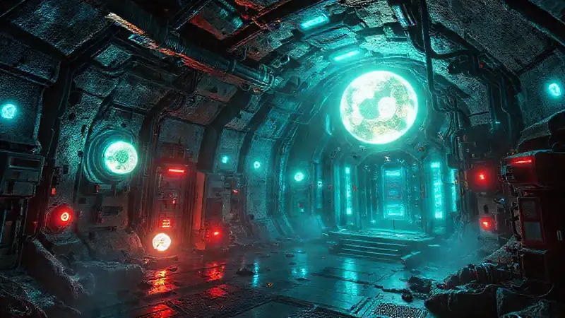 Cámara futurista con energía y seguridad avanzada