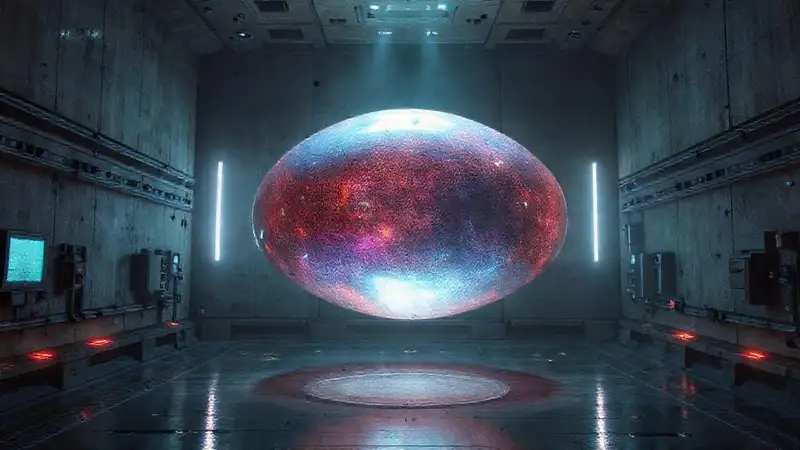 Objeto misterioso en cámara de alta tecnología