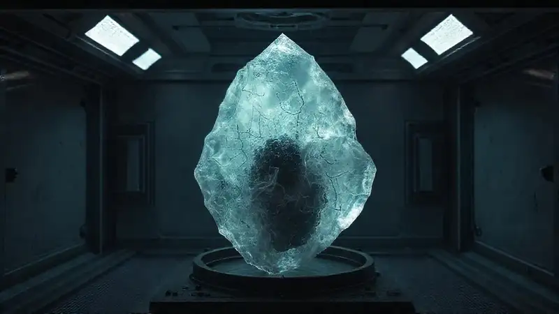 Cristal fractal en jaula