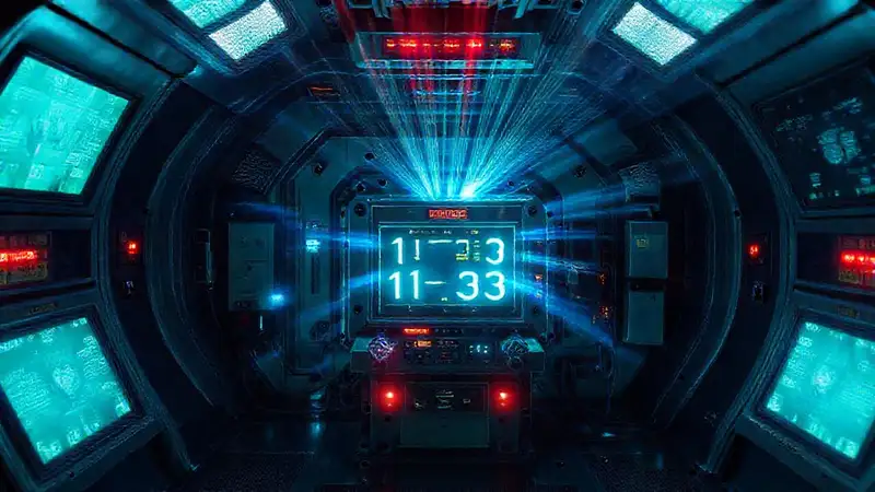 Dispositivo futurista emite radiación en contención
