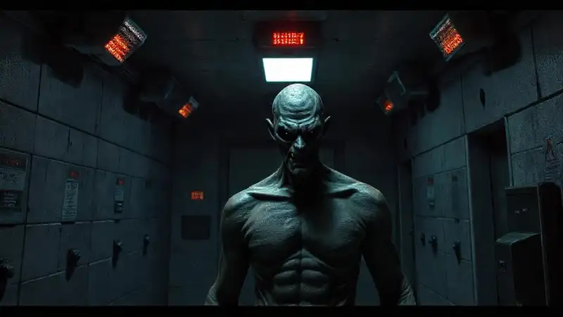 Cuarto de contención seguro con SCP-173 vigilado