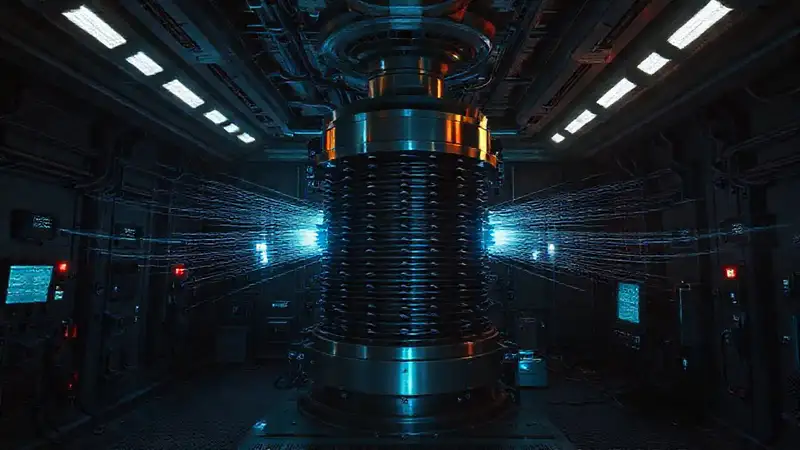 Estructura futurista de control y vigilancia tecnológica