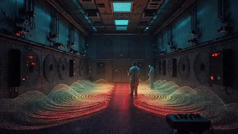 Instalación segura con ondas sonoras misteriosas