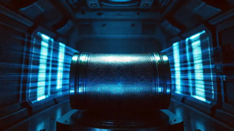 Artefacto metálico con patrones y protección tecnológica