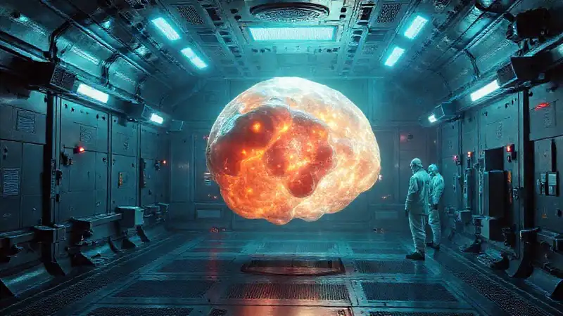 Objeto misterioso en cámara de contención avanzada