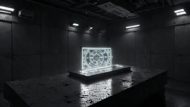 Artefacto misterioso en sala de alta seguridad