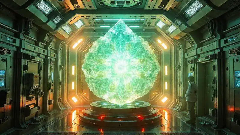 Cámara futurista con energía y vigilancia