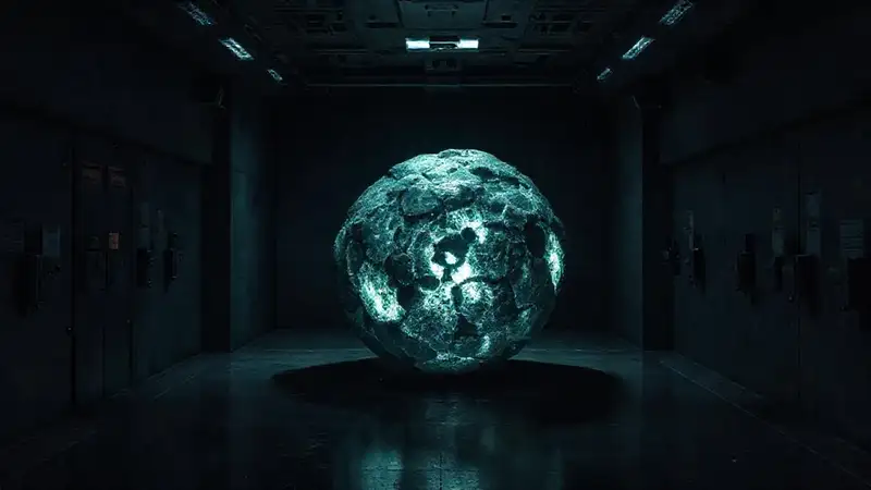 Objeto misterioso en contención de alta seguridad