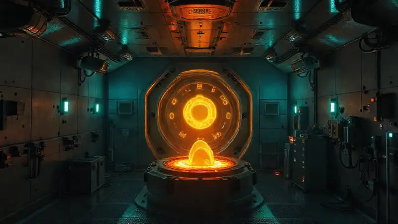 Sala de contención con energía y vigilancia