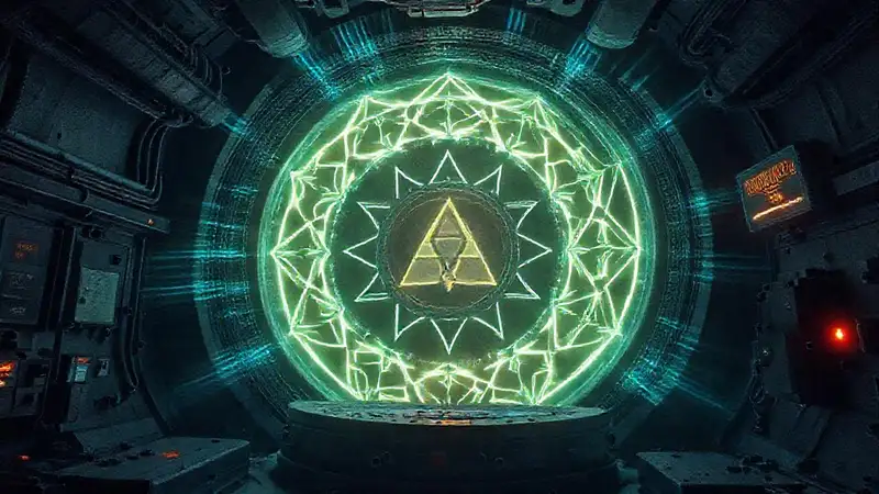 Estructura misteriosa con energía y secreto oculto