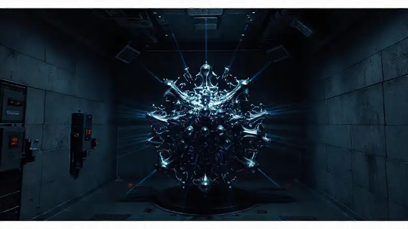 Estructura fractal metálica en contención segura avanzada