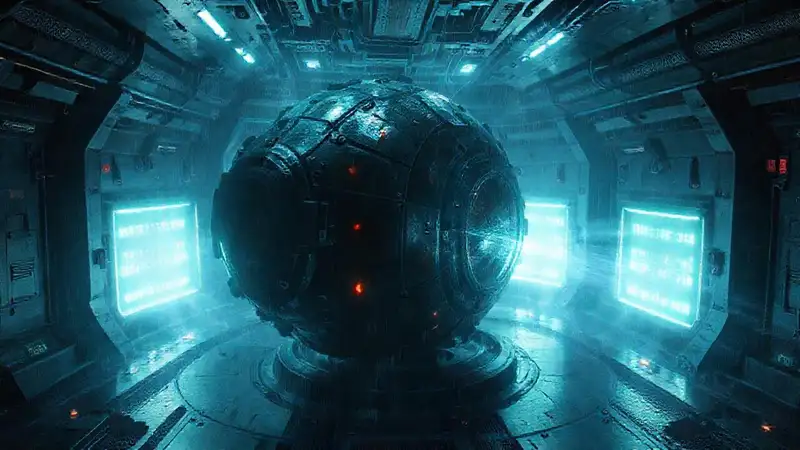 Objeto misterioso en una cámara de alta tecnología