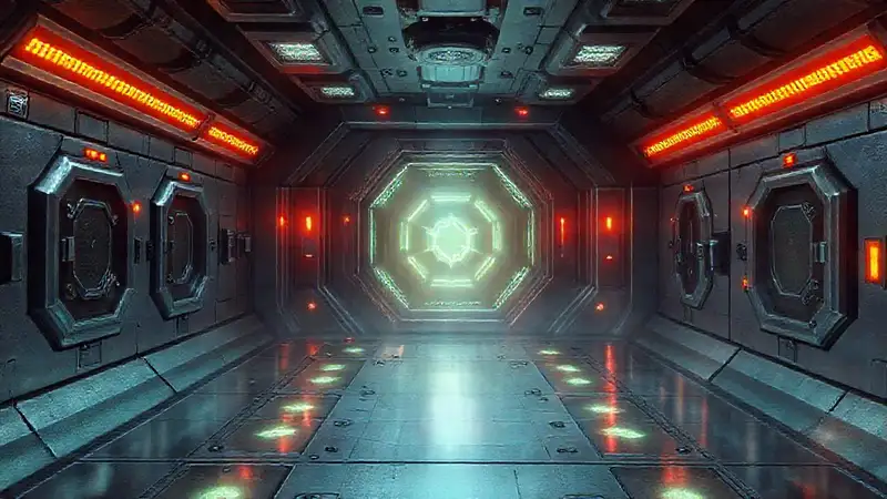 Cápsula subterránea segura con energía misteriosa