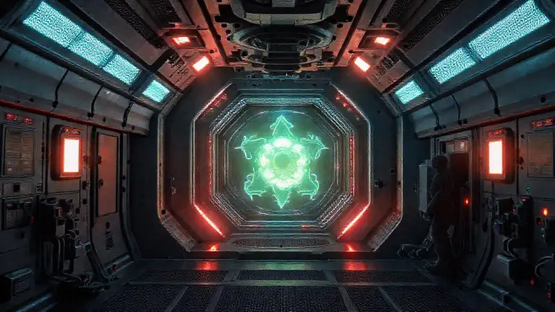 Cámara segura, anomalía luminosa, tecnología avanzada, misterio