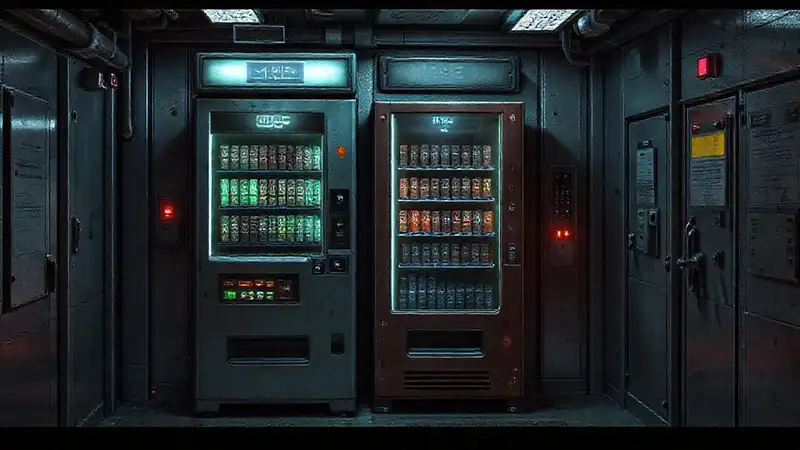 Cafetera SCP-261 en sala de seguridad