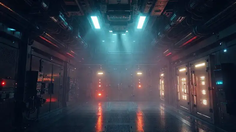 Estructura futurista, peligrosa y misteriosa