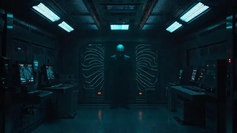 Sala de contención segura y misteriosa