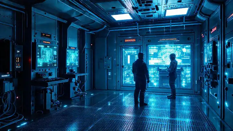 Instalación futurista