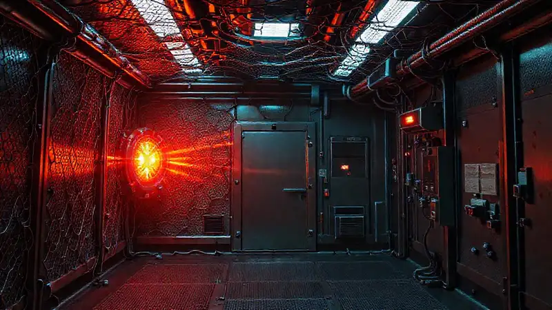 habitación segura con sistemas de alta tecnología