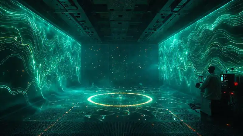Campo de energía misterioso y peligroso en marcha
