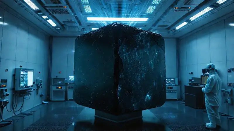 Cuboide misterioso emite energía en laboratorio seguro