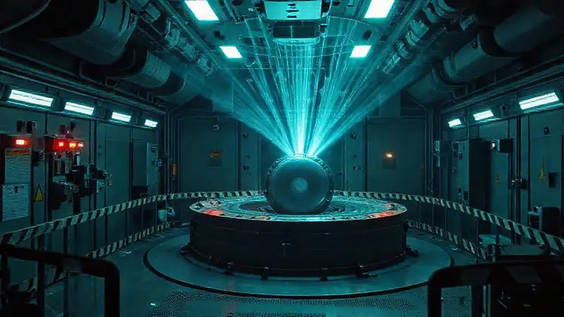 Instalación segura con objeto misterioso electromagnético