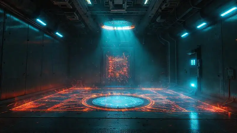 Campo energético misterioso en área de alta seguridad