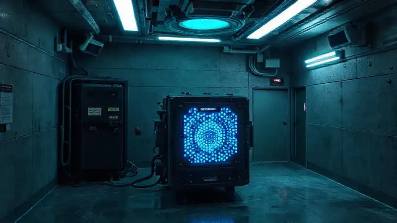 Habitación segura con tecnología avanzada y vigilancia