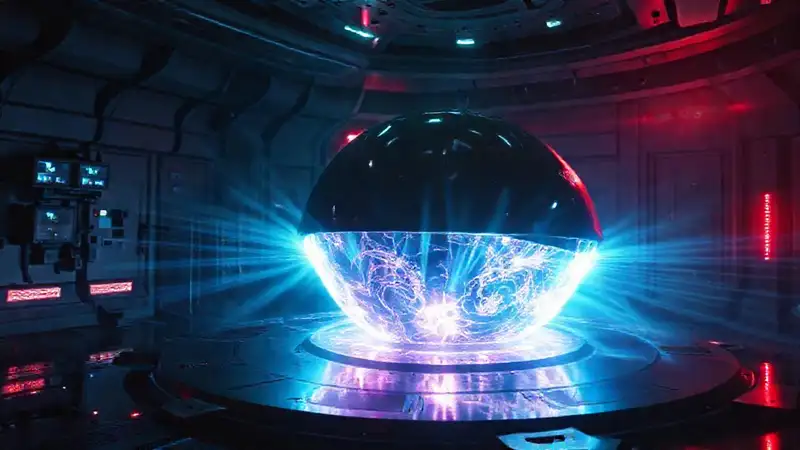 Estructura misteriosa con energía y anomalías