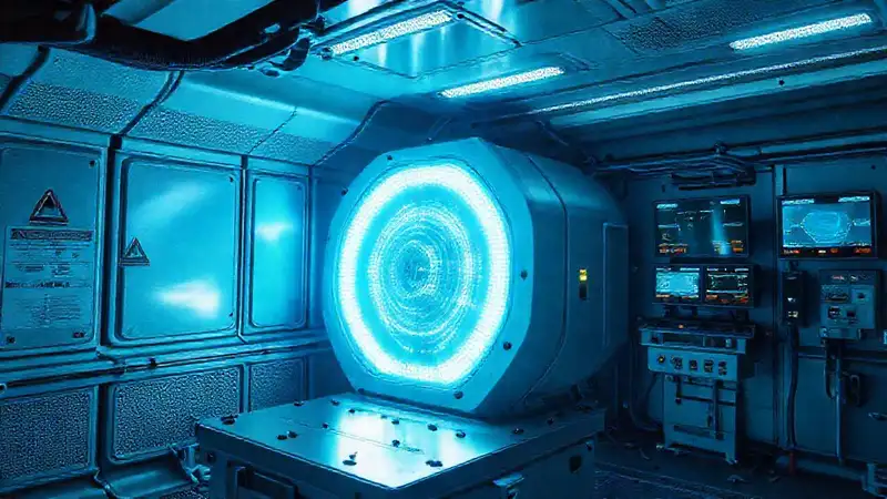 Dispositivo electromagnético en sala de alta seguridad