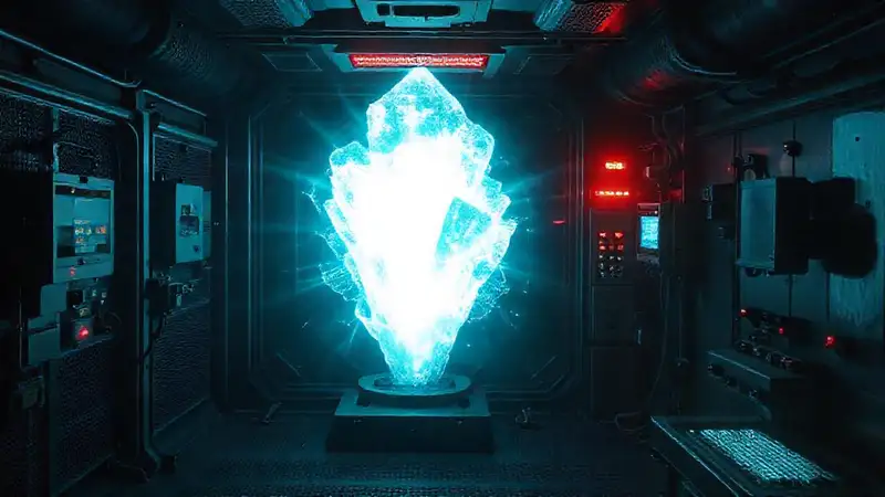 Sala segura con cristal, energía y monitoreo