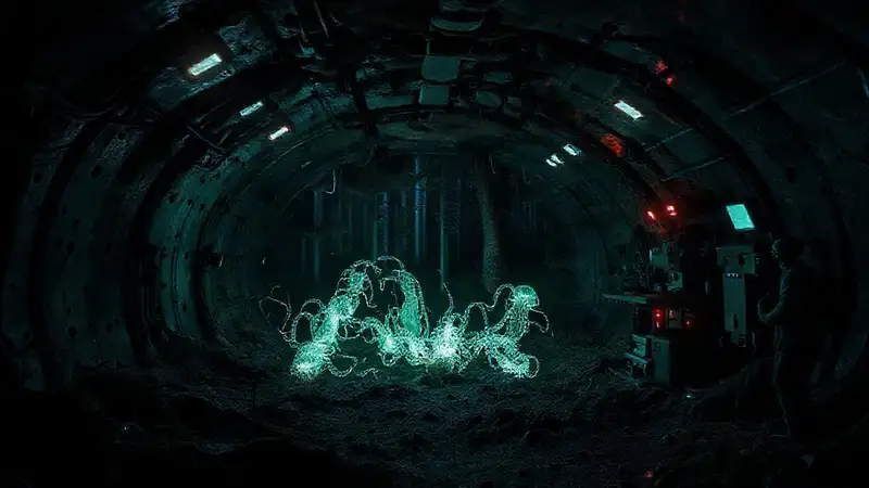 Cámara secreta con bioluminas y sensores avanzados