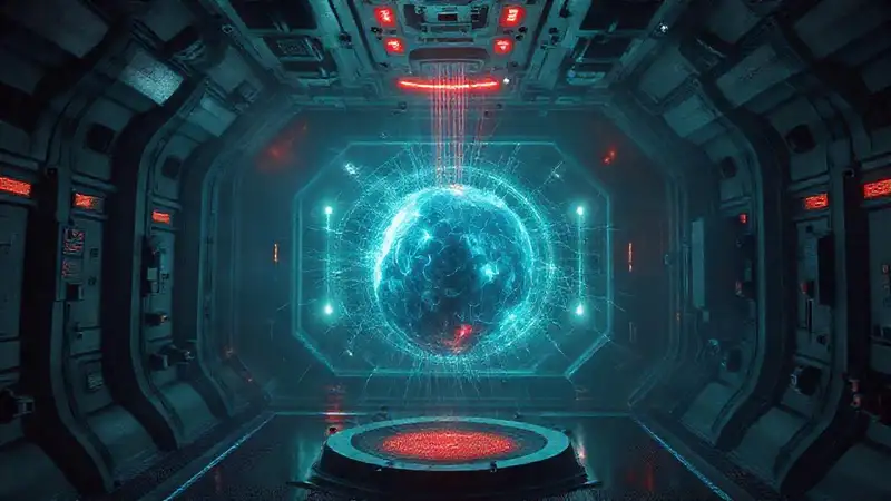 Objeto misterioso en cámara de alta tecnología