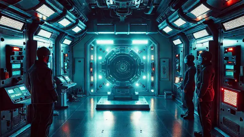 Sala de contención segura con dispositivo electromagnético