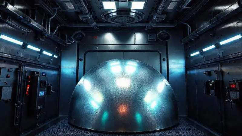 Sala segura futurista