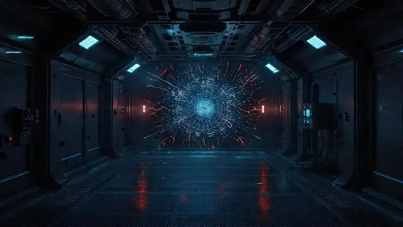 Energía misteriosa en cámara de contención