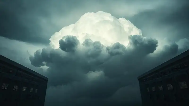 Nube misteriosa bajo atmósfera tensa y controlada