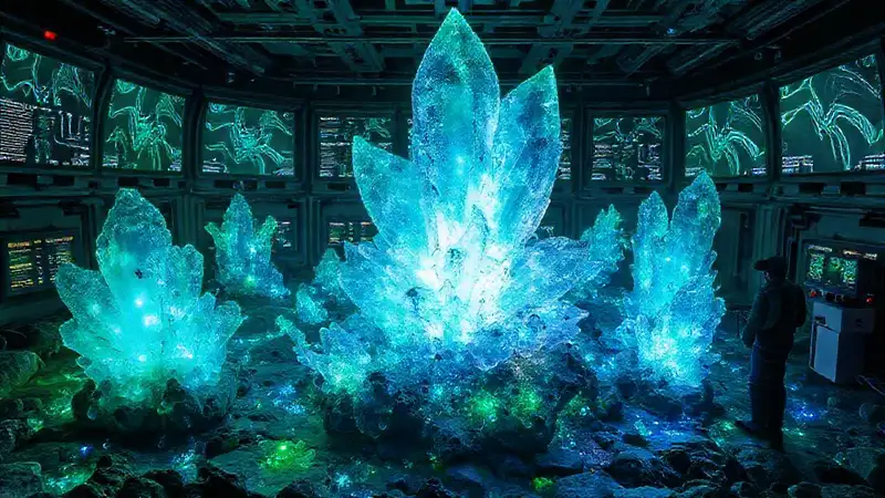 Estructuras luminosas y energías en entorno científico
