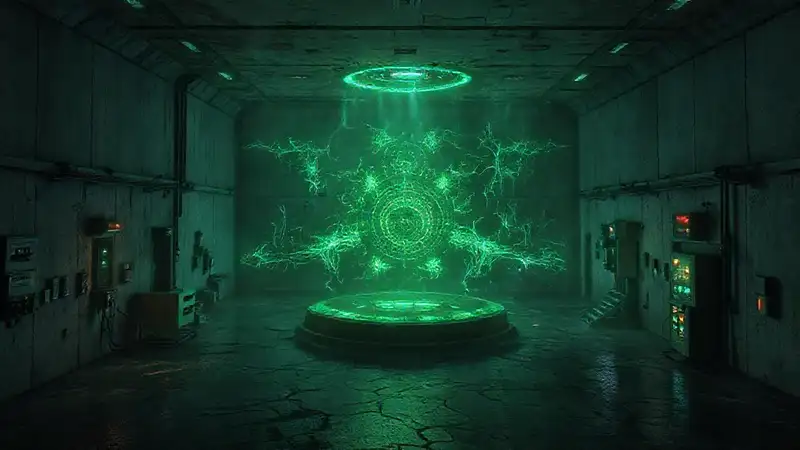 Sitio de contención peligroso y misterioso